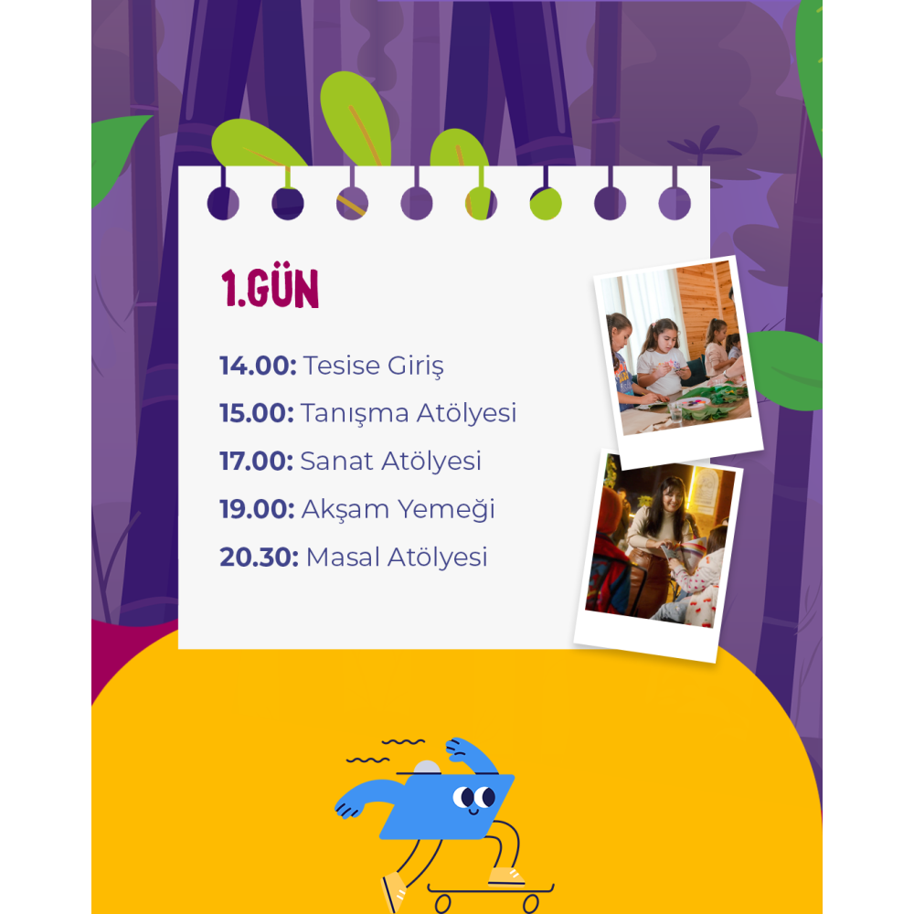 12-15 Kasım Adrasan Çocuklu Aile Kampı(Yarım Pansiyon Konaklamalı 3 Gece 4 Gün)