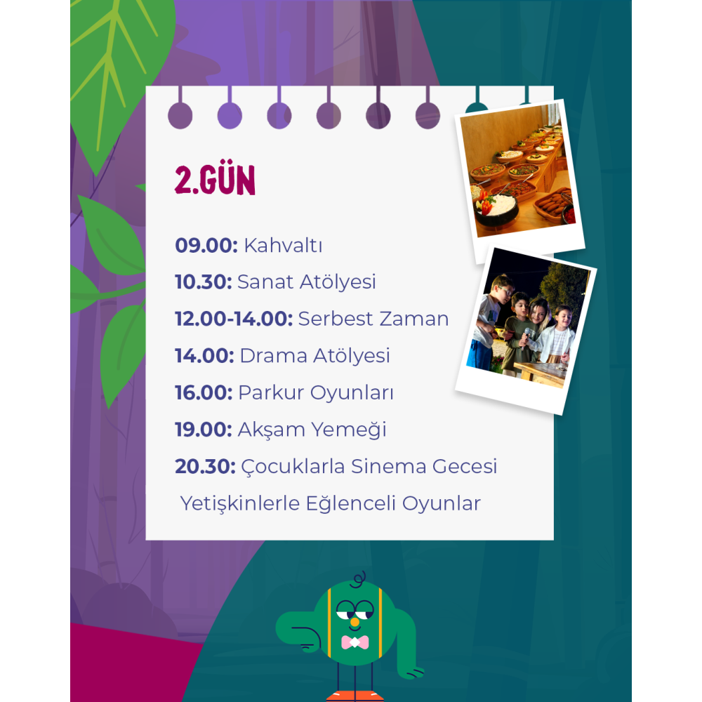 12-15 Kasım Adrasan Çocuklu Aile Kampı(Yarım Pansiyon Konaklamalı 3 Gece 4 Gün)