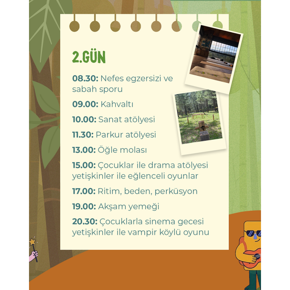 28-31 Mayıs Bayram Özel Bolu Mengen Çocuklu Aile  Kampı(3 Gece 4 Gün)