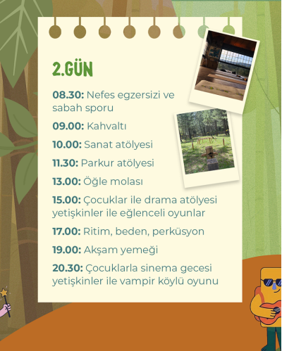 28-31 Mayıs Bayram Özel Bolu Mengen Çocuklu Aile  Kampı(3 Gece 4 Gün)