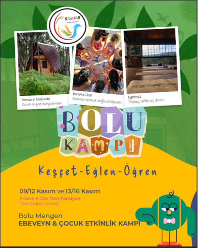 09-12 Kasım Ara Tatili Bolu Aile Kampı(Tam Pansiyon)