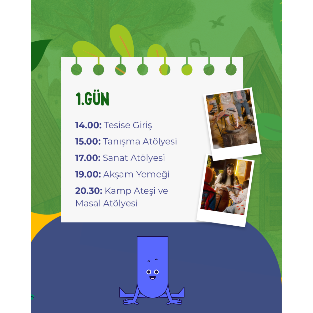 09-12 Kasım Ara Tatili Bolu Aile Kampı(Tam Pansiyon)