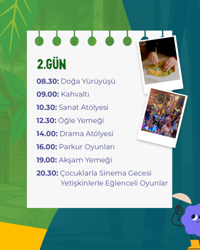 09-12 Kasım Ara Tatili Bolu Aile Kampı(Tam Pansiyon)