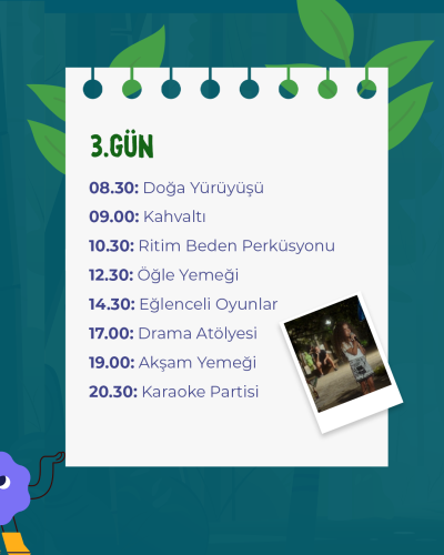 09-12 Kasım Ara Tatili Bolu Aile Kampı(Tam Pansiyon)